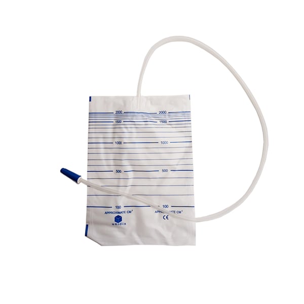 Standard urine bag: two liters (200uds) 